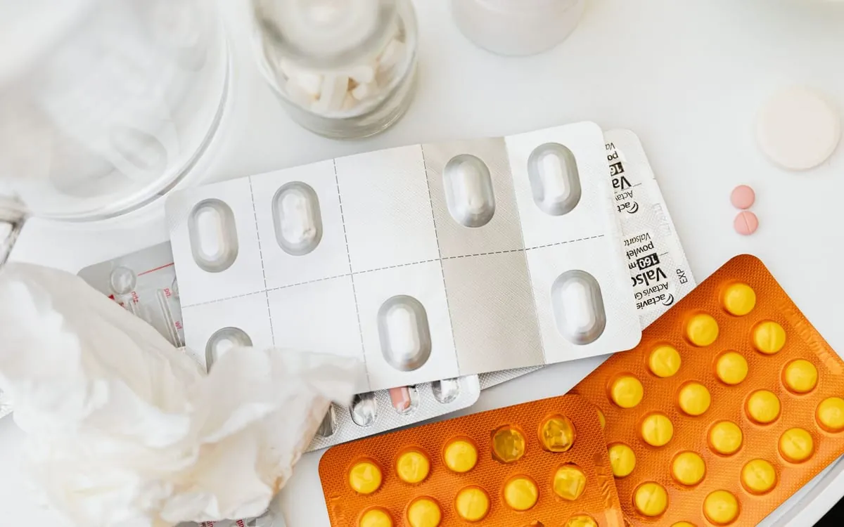 Strips of tablets and capsules